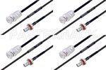 高可靠性 MIL-SPEC 系列,M39012/16-0220 转 M39012/59-3026 电缆组件, M17/119-RG174