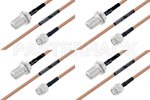 高可靠性 MIL-SPEC 系列,M39012/26-0011 转 M39012/03-0503 电缆组件, M17/128-RG400