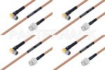 高可靠性 MIL-SPEC 系列,M39012/26-0011 转 M39012/56-3109 电缆组件, M17/128-RG400