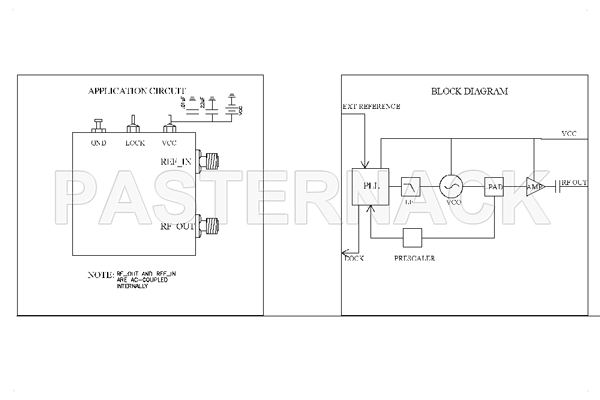 500 MHz 锁相振荡器，100 MHz 外部基准，相位噪声 -110 dBc/Hz，SMA