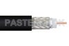 75 Ohm Flexible PE-B159-BK Coax Cable Double Shielded with Black PVC Jacket