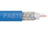 75 Ohm Flexible PE-B159-BL Coax Cable Double Shielded with Blue PVC Jacket