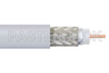 75 Ohm Flexible PE-B159-WH Coax Cable Double Shielded with White PVC Jacket