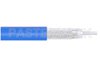 Flexible PE-P086 Coax Cable Double Shielded with Blue FEP Jacket