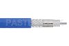 Flexible PE-P086HF Coax Cable Double Shielded with Blue FEP Jacket