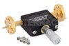 WR-10 Waveguide Continuously Variable Attenuator, 0 to 30 dB, From 75 GHz to 110 GHz, UG-387/U-Mod Round Cover Flange, Dial