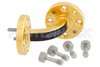 WR-12 Instrumentation Grade Waveguide E-Bend with UG-387/U Flange Operating from 60 GHz to 90 GHz