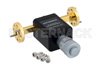 0 to 180 Degree WR-15 Waveguide Phase Shifter, From 50 GHz to 75 GHz, With a UG-385/U Round Cover Flange