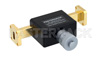 0 to 180 Degree WR-42 Waveguide Phase Shifter, From 18 GHz to 26.5 GHz, With a UG-595/U Flange