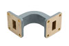 WR-62 Commercial Grade Waveguide E-Bend with UG-419/U Flange Operating from 12.4 GHz to 18 GHz