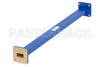 WR-62 Commercial Grade Straight Waveguide Section 12 Inch Length with UG-419/U Flange Operating from 12.4 GHz to 18 GHz