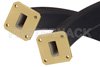 WR-75 Twistable Flexible Waveguide 36 Inch, Square Cover Flange Operating From 10 GHz to 15 GHz