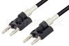 Banana Plug to Banana Plug Cable 72 Inch Length Using RG58 Coax