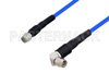 SMA Male to SMA Male Right Angle Precision Cable 48 Inch Length Using 160 Series Coax, RoHS