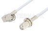 SMA Male Right Angle to SMA Female Bulkhead Cable Using RG188 Coax