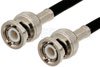 BNC Male to BNC Male Cable Using 93 Ohm RG62 Coax