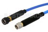 SMA Male to QD SMA Male Precision Cable 48 Inch Length Using PE-P141 Coax , LF Solder