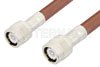 C Male to C Male Cable Using RG393 Coax, RoHS