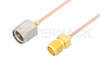 SMA Male to SMA Female Cable Using PE-047SR Coax, RoHS