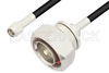 SMA Male to 7/16 DIN Male Cable Using RG58 Coax, RoHS