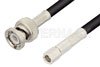 SMC Plug to BNC Male Cable Using RG223 Coax