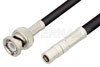 SMB Plug to BNC Male Cable Using RG58 Coax, RoHS