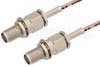 SMA Female Bulkhead to SMA Female Bulkhead Cable Using RG178 Coax