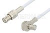 MCX Plug to MCX Plug Right Angle Cable Using RG196 Coax