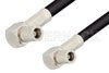 SMB Plug Right Angle to SMB Plug Right Angle Cable Using RG223 Coax, RoHS