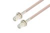 SMA Female Bulkhead to SMA Female Bulkhead Cable Using RG316 Coax