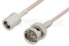 75 Ohm SMB Plug to 75 Ohm BNC Male Cable Using 75 Ohm RG179 Coax