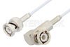 BNC Male to BNC Male Right Angle Cable Using RG188-DS Coax