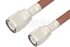 HN Male to HN Male Cable Using RG393 Coax, RoHS