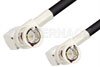 75 Ohm BNC Male Right Angle to 75 Ohm BNC Male Right Angle Cable Using 75 Ohm RG59 Coax