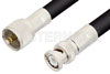 UHF Male to BNC Male Cable Using RG214 Coax, RoHS