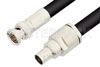 75 Ohm BNC Male to 75 Ohm BNC Female Cable Using 75 Ohm RG216 Coax , LF Solder