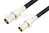 75 Ohm BNC Female to 75 Ohm BNC Female Cable Using 75 Ohm RG59 Coax, RoHS