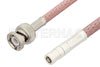 SMB Plug to BNC Male Cable Using RG142 Coax