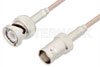 BNC Male to BNC Female Cable Using 75 Ohm RG179 Coax