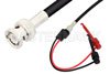 BNC Male to Hook Cable 12 Inch Length Using 75 Ohm RG59 Coax