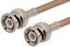 BNC Male to BNC Male Cable Using 95 Ohm RG180 Coax