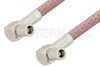 SMB Plug Right Angle to SMB Plug Right Angle Cable Using RG142 Coax