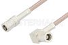 SMB Plug to SMB Plug Right Angle Cable Using RG316 Coax