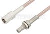 SMB Plug to SMB Jack Bulkhead Cable Using RG316 Coax