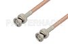BNC Male to BNC Male Cable Using PE-P195 Coax