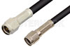 SMA Male to Reverse Polarity SMA Male Cable Using RG58 Coax, RoHS