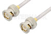 BNC Male to BNC Male Cable Using PE-SR402AL Coax
