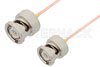 BNC Male to BNC Male Cable Using PE-047SR Coax, RoHS