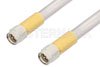 SMA Male to SMA Male Cable Using PE-SR401AL Coax , LF Solder
