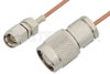 SMA Male to TNC Male Cable Using RG178 Coax, RoHS